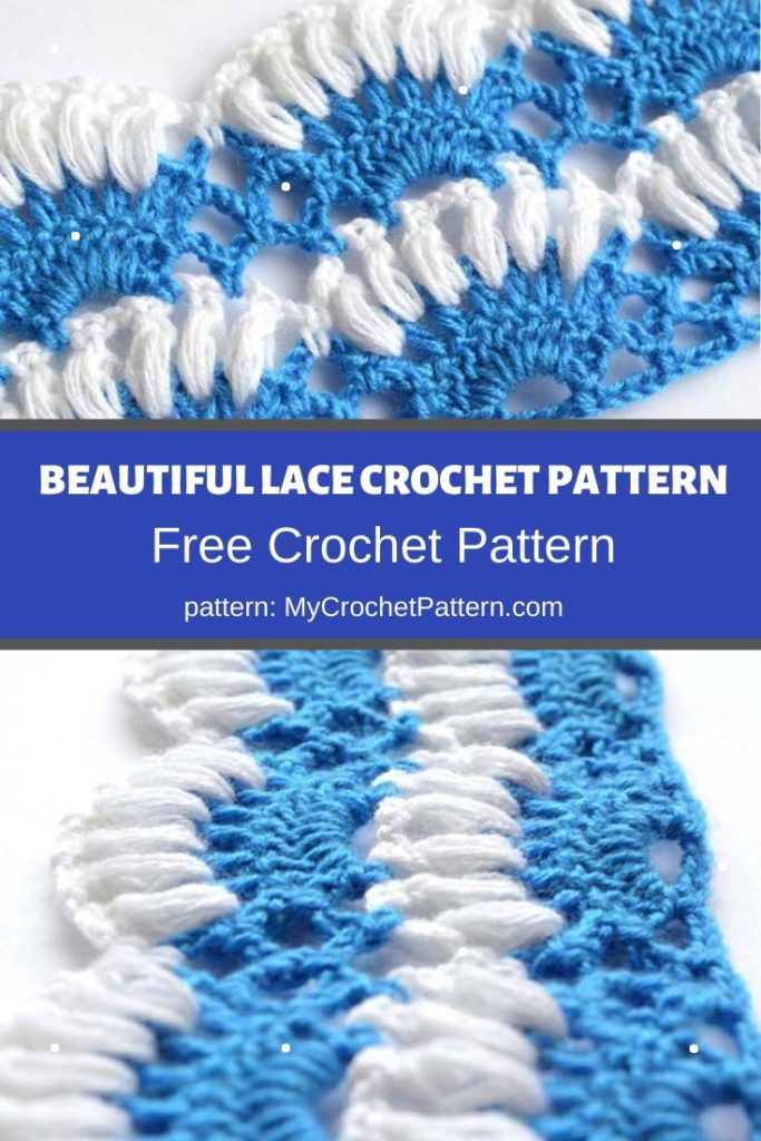 Beautiful lace crochet pattern MyCrochetPattern
