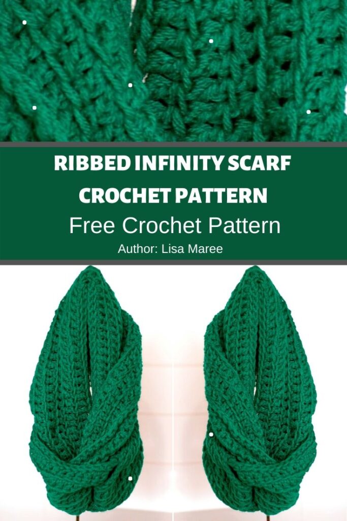 Ribbed Infinity Scarf Crochet Pattern - MyCrochetPattern