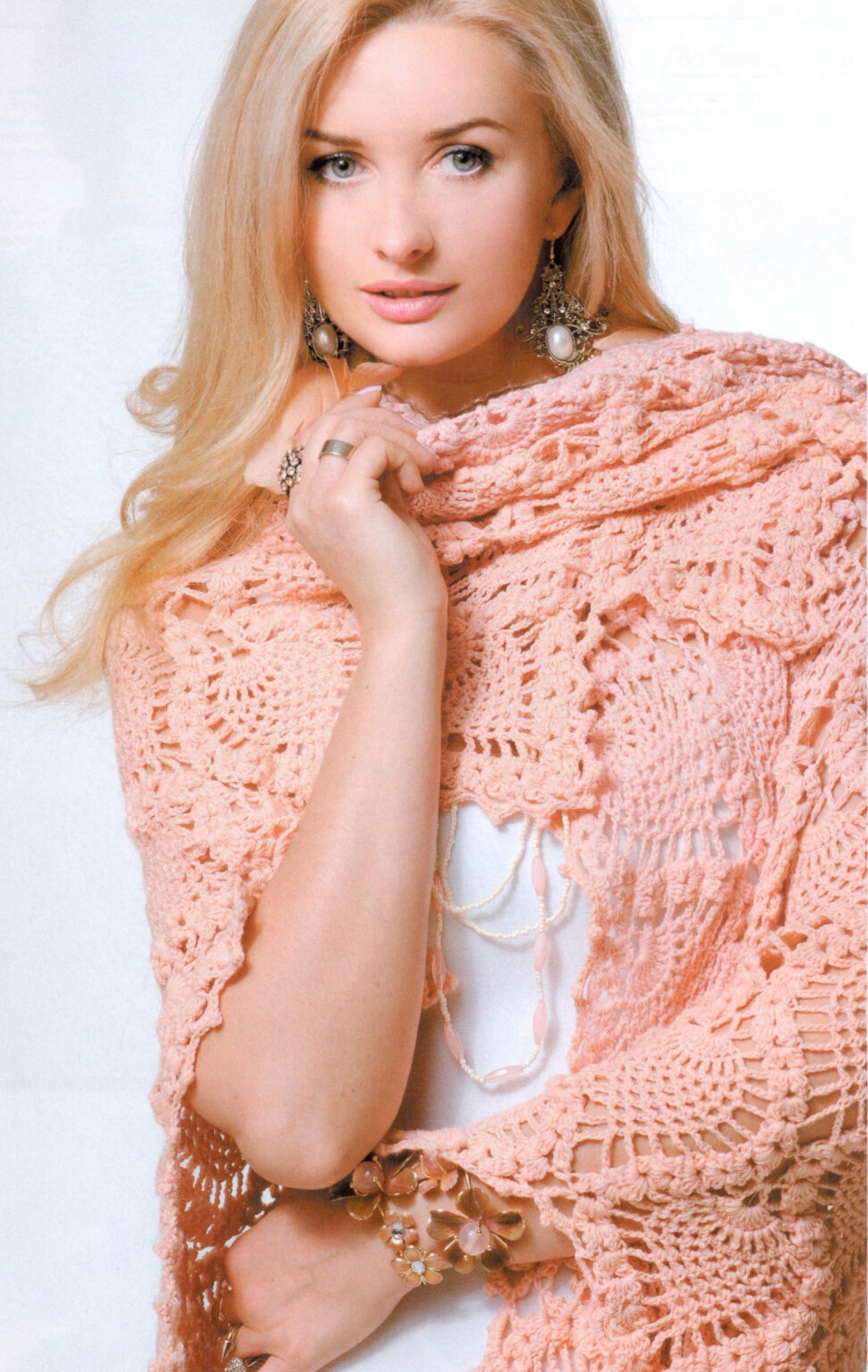 Free Crochet Pineapple Shawl Pattern MyCrochetPattern